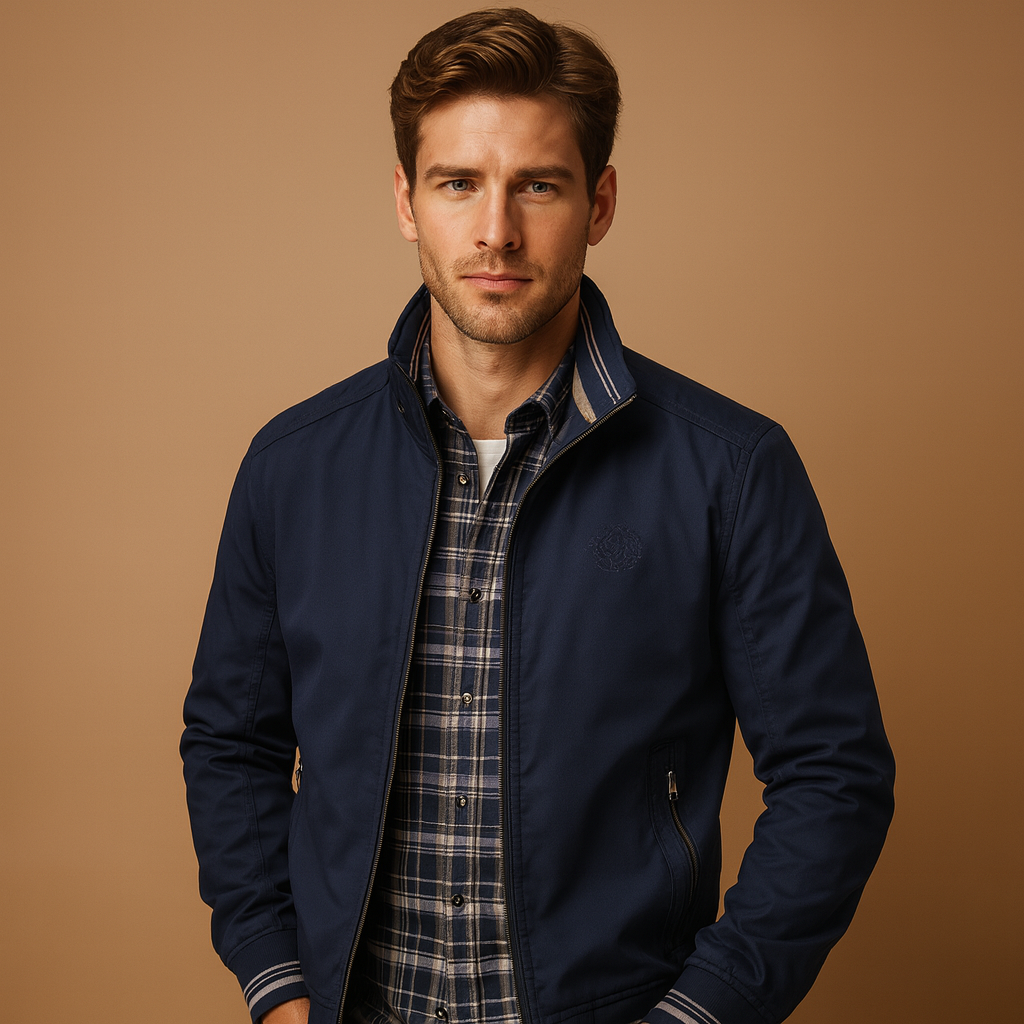 Men’s lightweight summer jacket with modern design and breathable fit, ideal for spring and summer casual or formal wear.