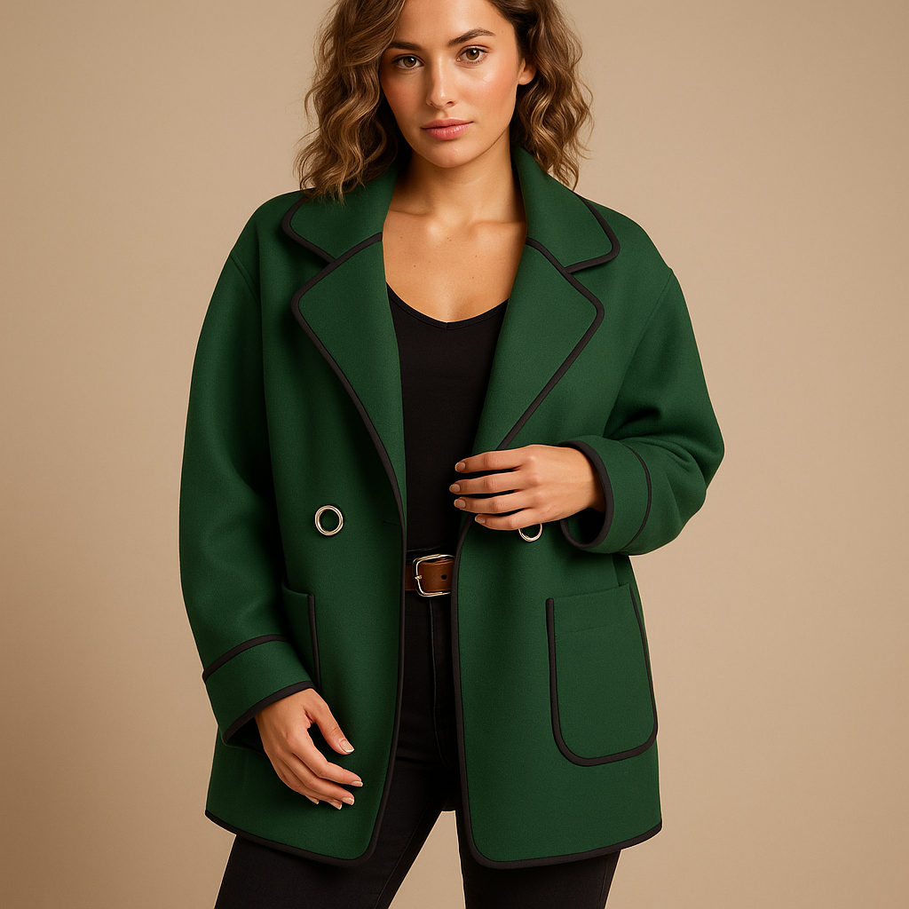 Women’s casual lined blazer with modern fit, perfect for colder days, work, and everyday stylish outfits.