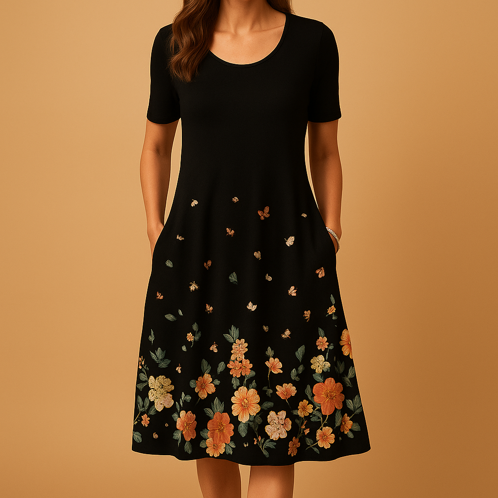 Elegant midi dress for women with a flattering fit and breathable design, ideal for parties, casual outings, and formal occasions.