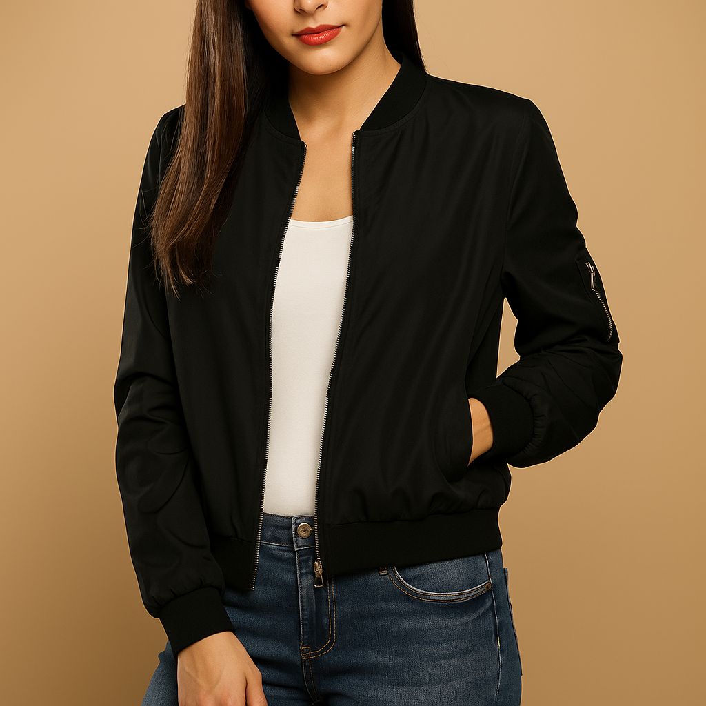 Women’s lightweight summer jacket with breathable fabric and flattering slim fit in multiple seasonal colors.