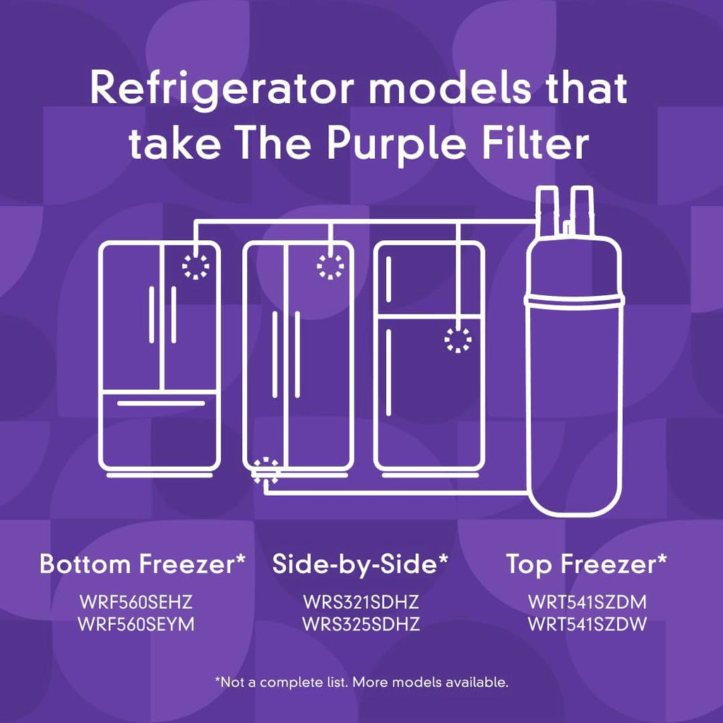 EDR1RXD1 Refrigerator water filter 1 - W10295370, 46-9081