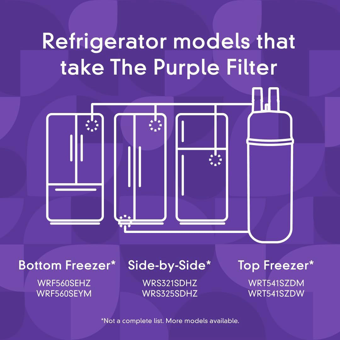 EDR1RXD1 Refrigerator water filter 1 - W10295370, 46-9081