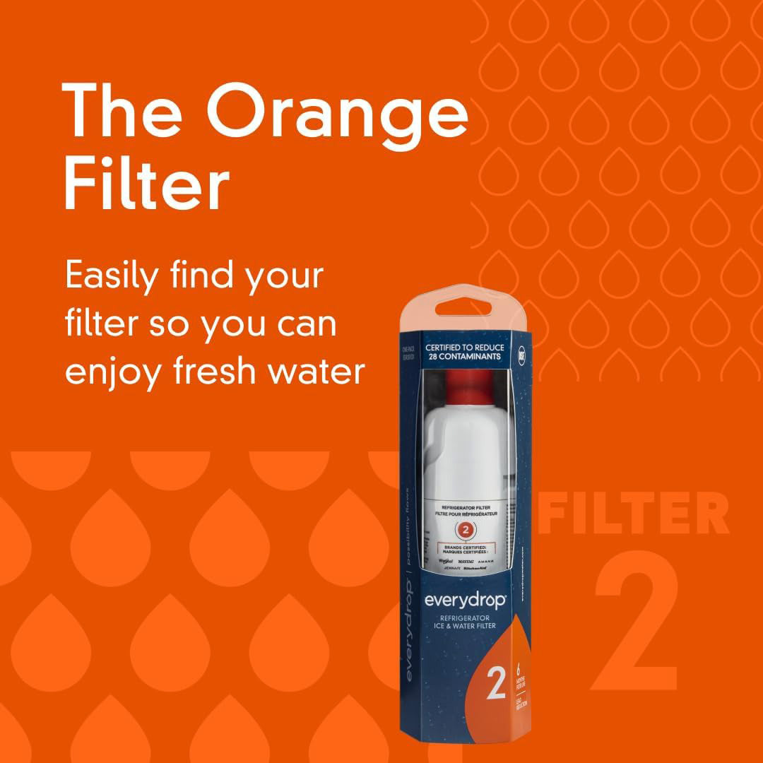 EDR2RXD1 Refrigerator water filter 2 - W10413645, 46-9082