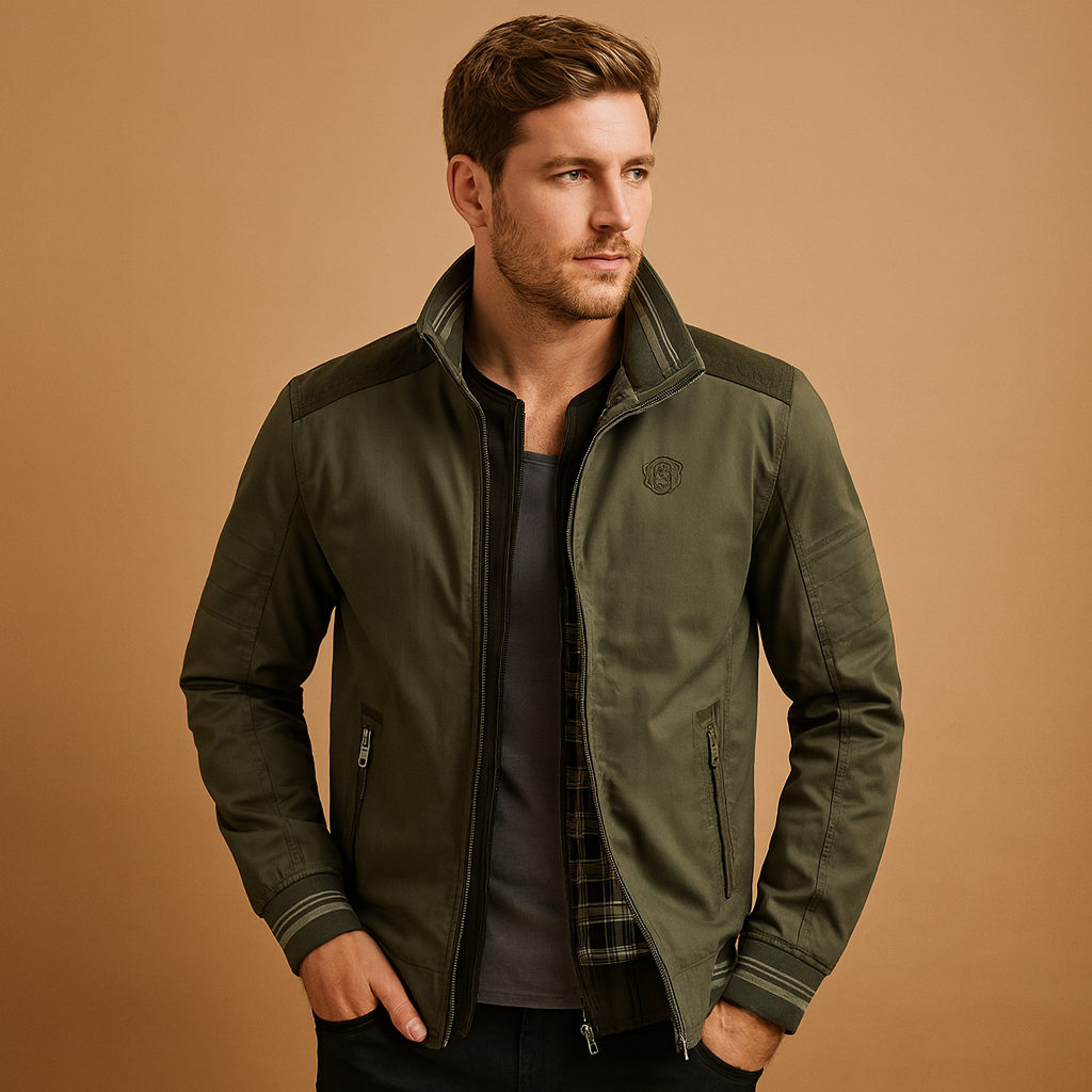 Men’s lightweight summer jacket with modern design and breathable fit, ideal for spring and summer casual or formal wear.