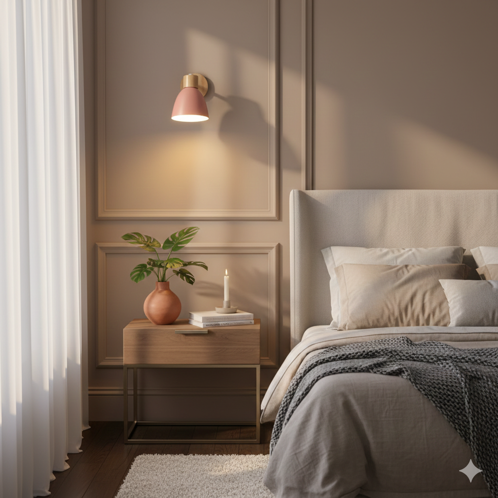 Adjustable Wall Sconce with Wooden Base and Swing Arm for Reading and Accent Lighting - Image 10