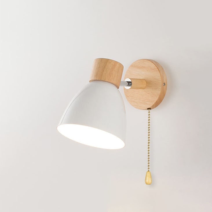 Adjustable Wall Sconce with Wooden Base and Swing Arm for Reading and Accent Lighting - Image 17