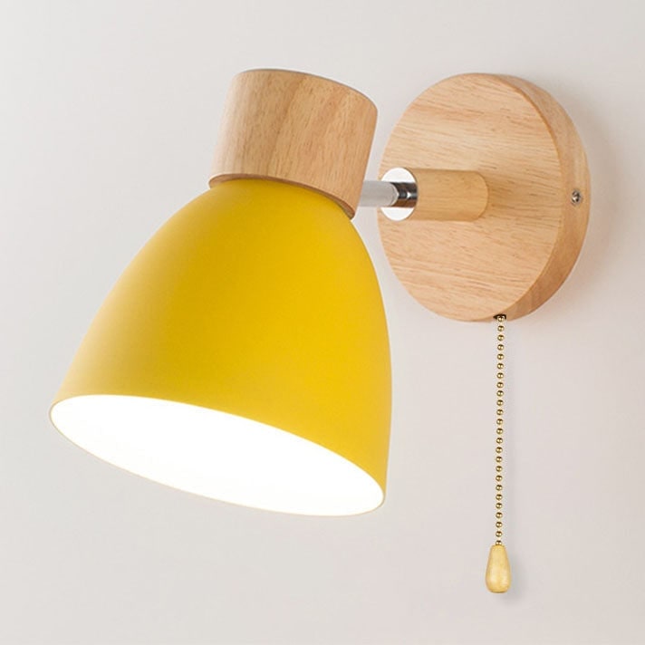 Adjustable Wall Sconce with Wooden Base and Swing Arm for Reading and Accent Lighting - Image 21