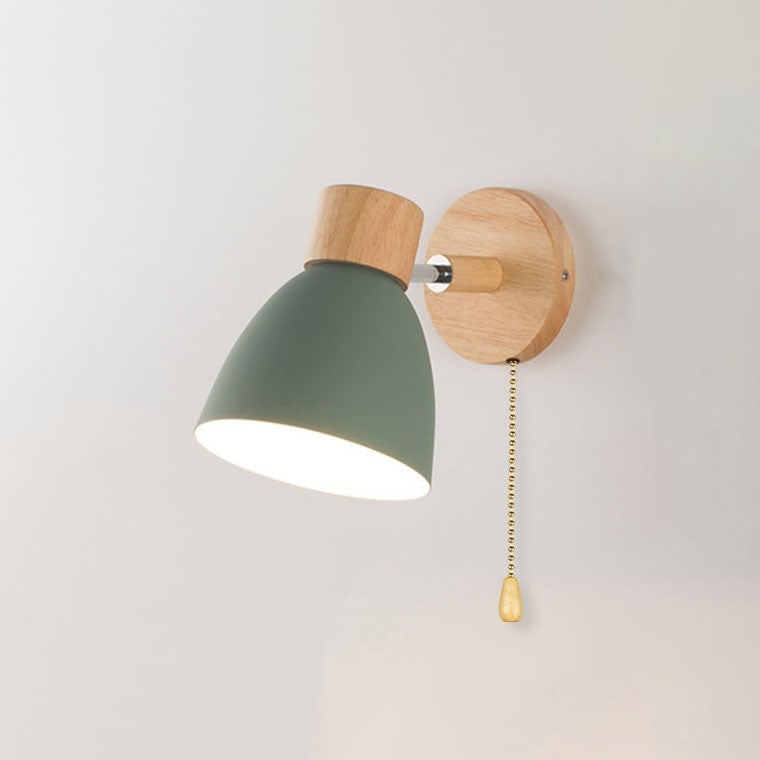 Adjustable Wall Sconce with Wooden Base and Swing Arm for Reading and Accent Lighting - Image 27