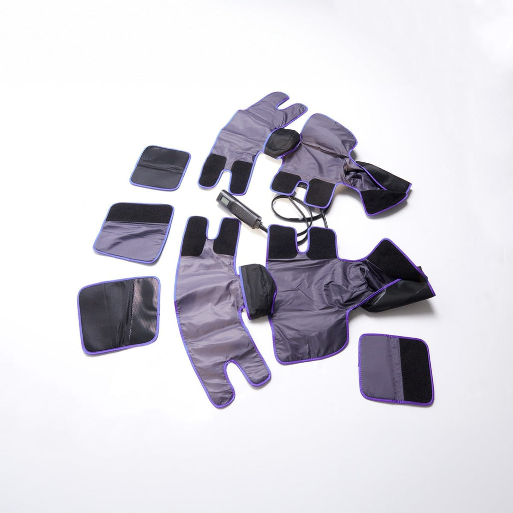 Air Compression Leg Massager with Heat Remote Control and Foot Calf Wraps - Image 3