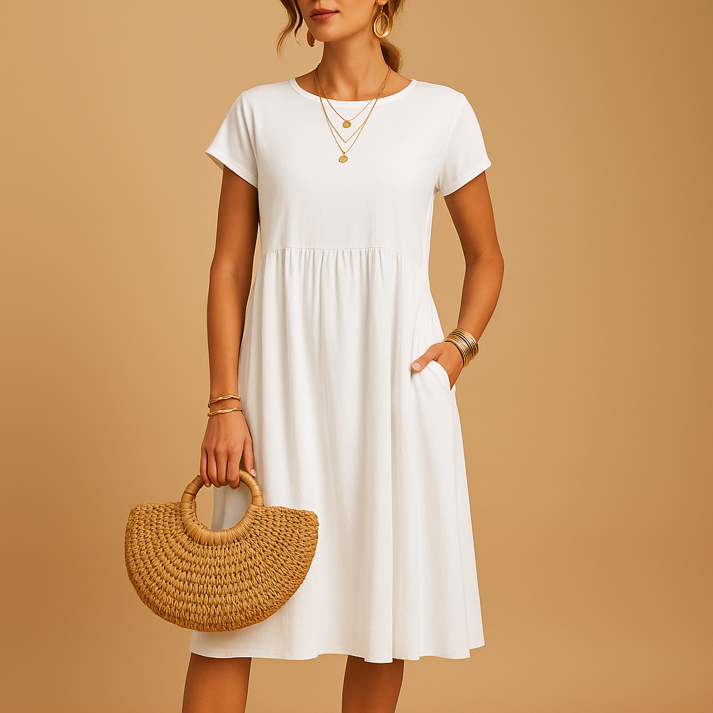 Airy summer dress for women with lightweight breathable design and feminine fit, ideal for casual outings, holidays, and stylish spring or summer occasions.