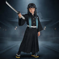 Anime Cosplay Costume with High Collar Wide Sleeves Long and Belt for Halloween - Image 1