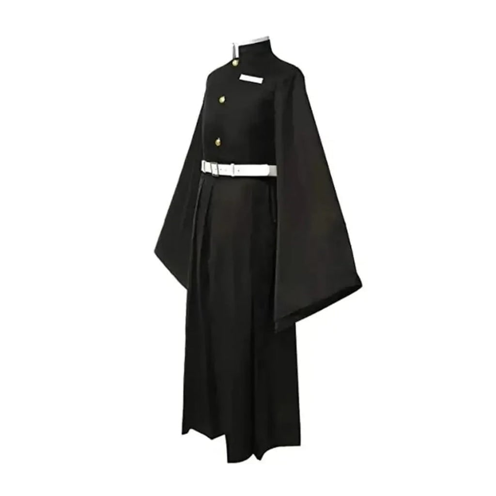 Anime Cosplay Costume with High Collar Wide Sleeves Long and Belt for Halloween - Image 4