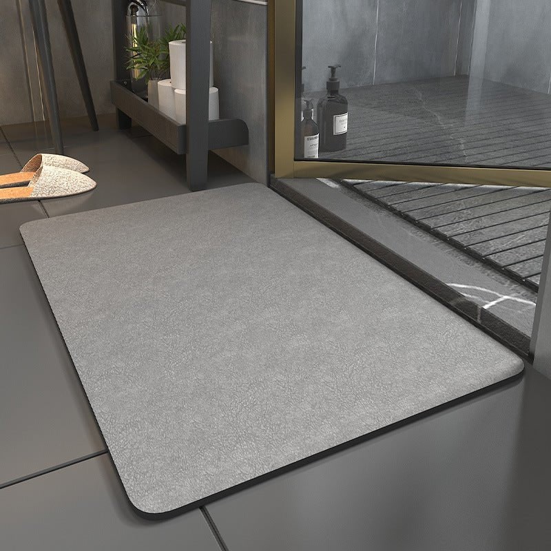 Anti-Slip Quick-Dry Bath Mat with Mottled Textured Surface and Non-Skid Backing - Image 2