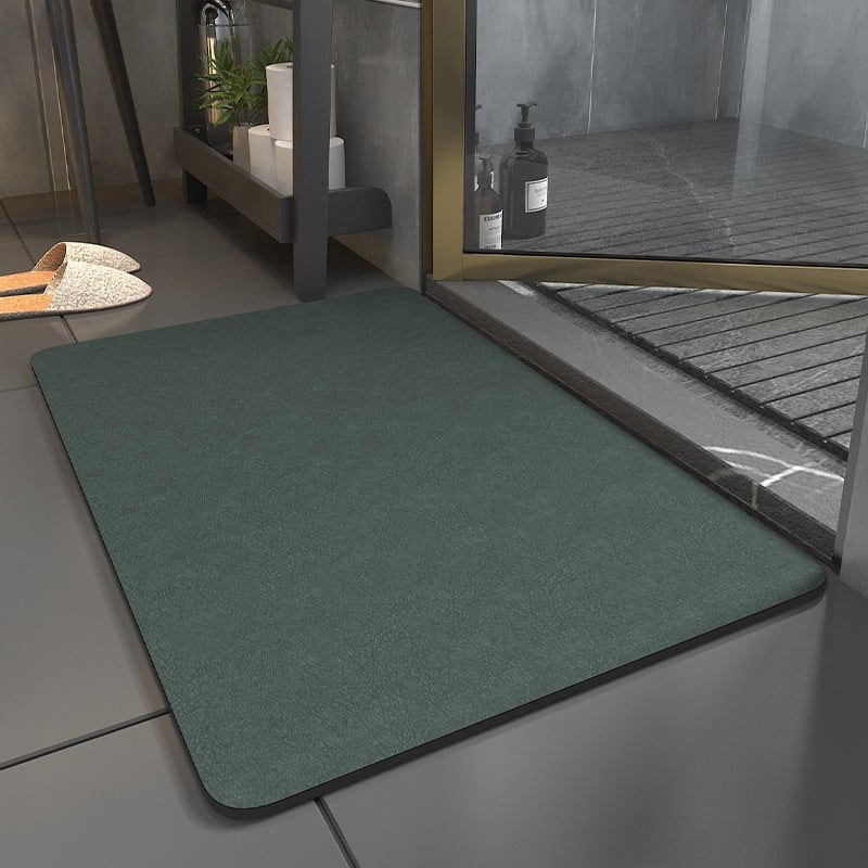 Anti-Slip Quick-Dry Bath Mat with Mottled Textured Surface and Non-Skid Backing - Image 3