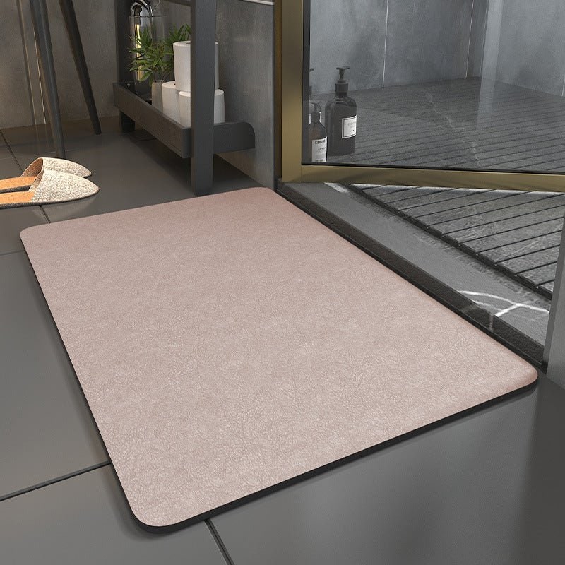 Anti-Slip Quick-Dry Bath Mat with Mottled Textured Surface and Non-Skid Backing - Image 5