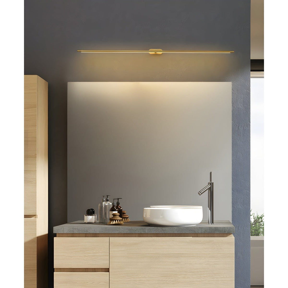 Bathroom Vanity Light Fixtures with LED Mirror Lighting and Slim Linear Design - Image 11