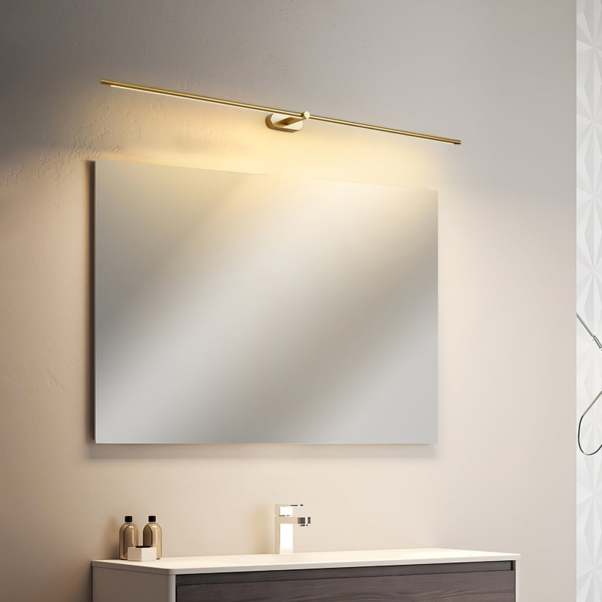 Bathroom Vanity Light Fixtures with LED Mirror Lighting and Slim Linear Design - Image 30