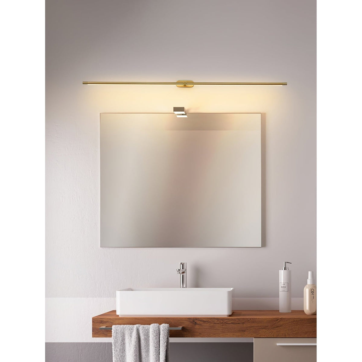 Bathroom Vanity Light Fixtures with LED Mirror Lighting and Slim Linear Design - Image 34