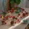 Battery Operated Christmas Garland Lights with Warm White LED and Pine Cones - Image 2