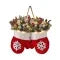 Battery Operated Christmas Lights Mitten-Shaped Door Hanger with LED Warm White and Faux Greenery - Image 8