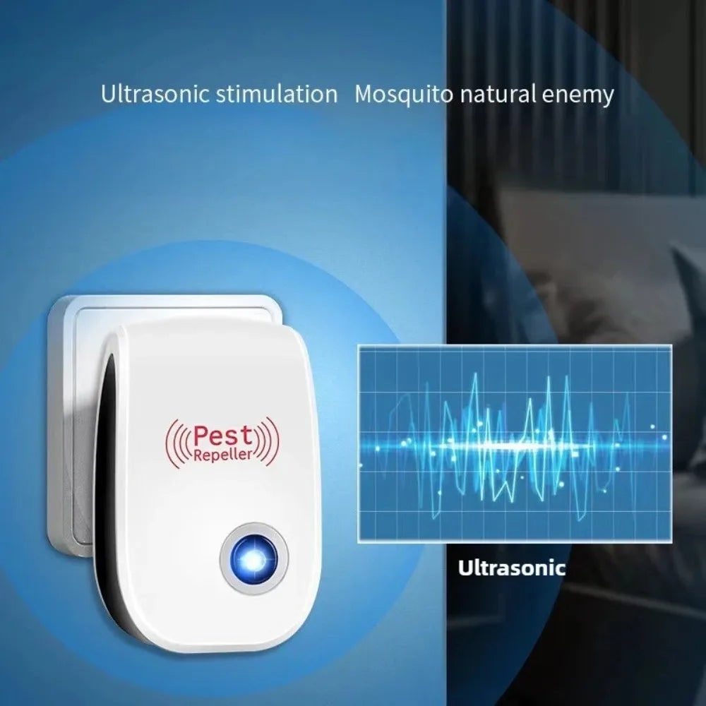 Bed Bug Pest Control Ultrasonic Repeller with Electronic Insect and Rodent Deterrent Plug-In Device - Image 5