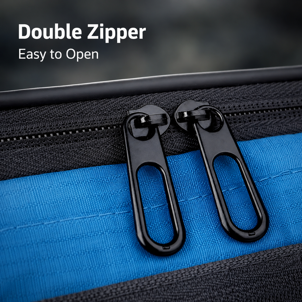 Bike Handlebar Bag with Touchscreen Phone Pocket and Detachable Shoulder Strap - Image 10