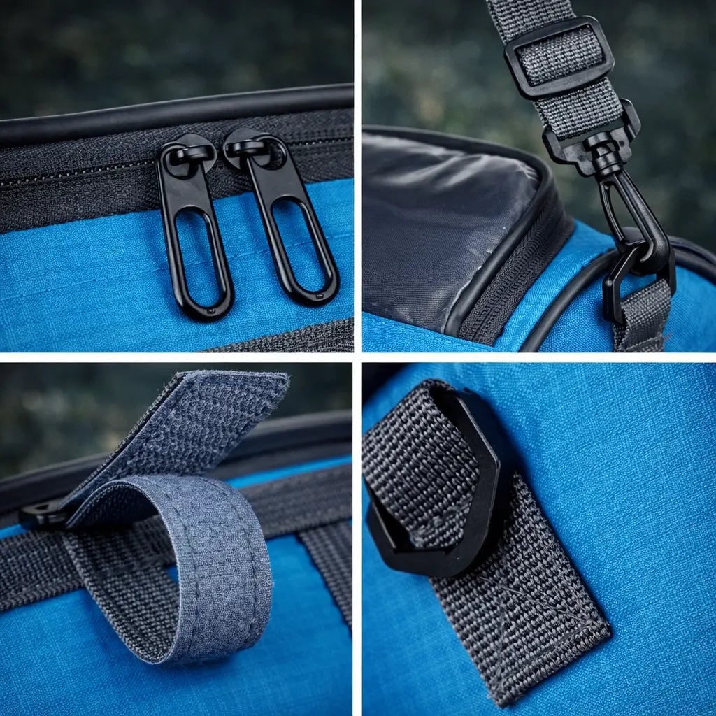 Bike Handlebar Bag with Touchscreen Phone Pocket and Detachable Shoulder Strap - Image 7