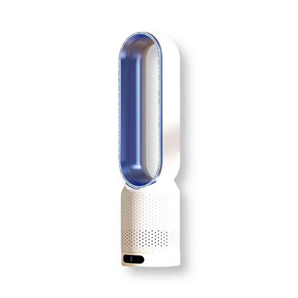 Bladeless Tower Fan with Oscillation and Air Purifier UV Ionizer Digital Display - Image 14