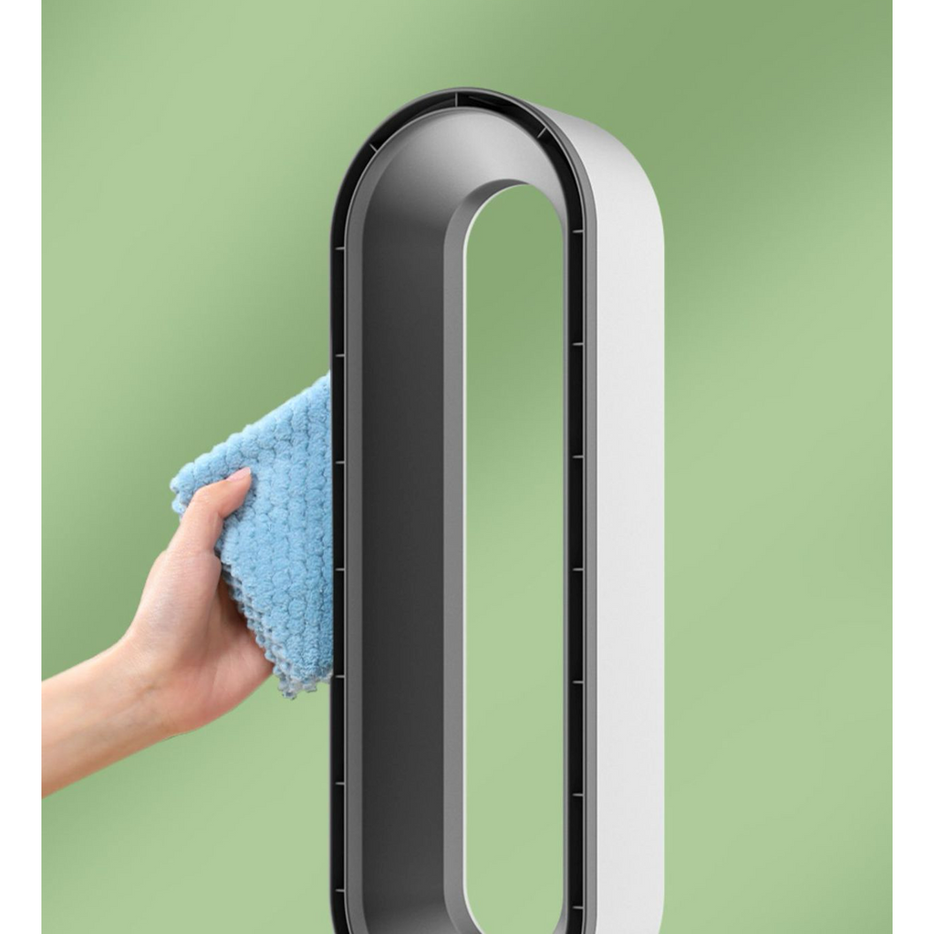Bladeless Tower Fan with Oscillation and Air Purifier UV Ionizer Digital Display - Image 6