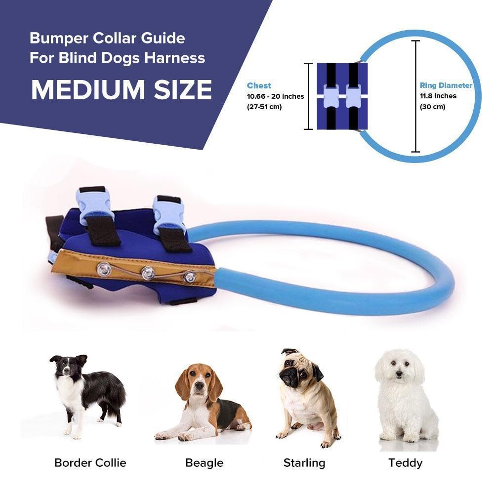 Blind Dog Halo Harness with Protective Bumper Ring and Adjustable Straps - Image 11