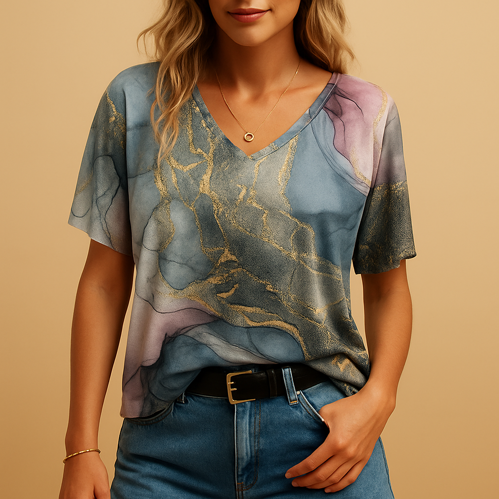 Women’s boho-style top with a relaxed fit and refined detailing, ideal for summer outfits, festivals and casual wear.