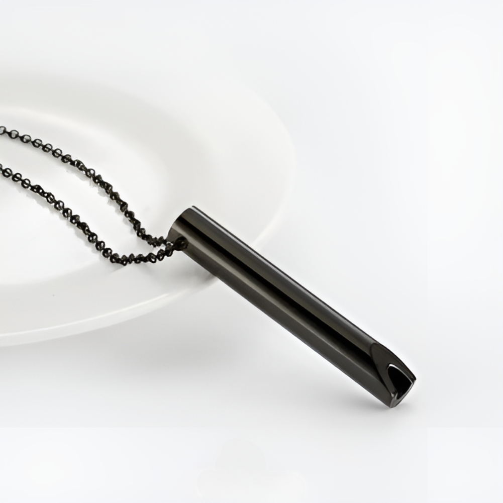 Breathing Necklace for Stress Relief and Anxiety with Mindful Inhalation Pendant - Image 5
