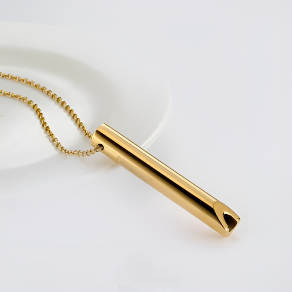 Breathing Necklace for Stress Relief and Anxiety with Mindful Inhalation Pendant - Image 6