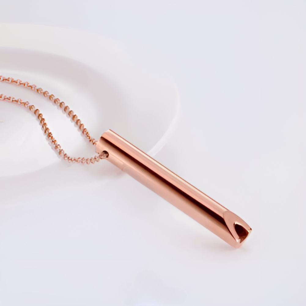 Breathing Necklace for Stress Relief and Anxiety with Mindful Inhalation Pendant - Image 7
