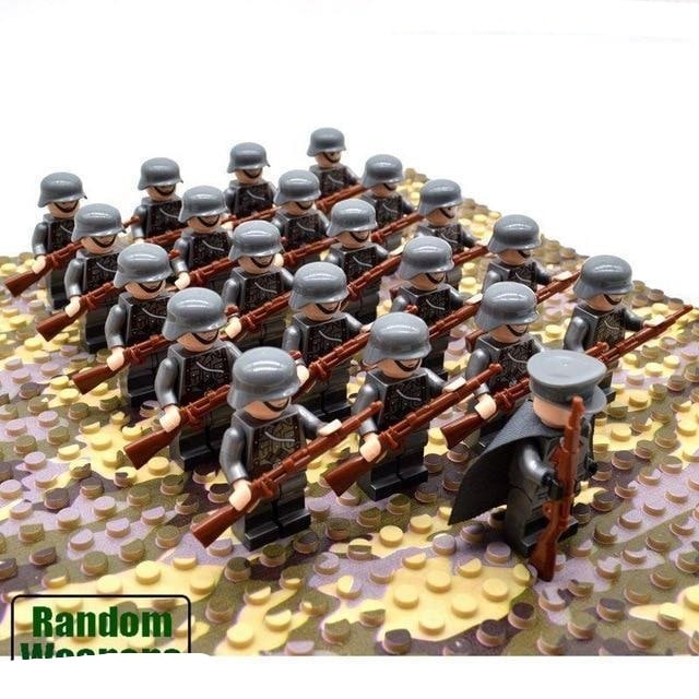 Building Blocks Military Minifigures with Miniature Soldiers and Weapons for Kids - Image 4