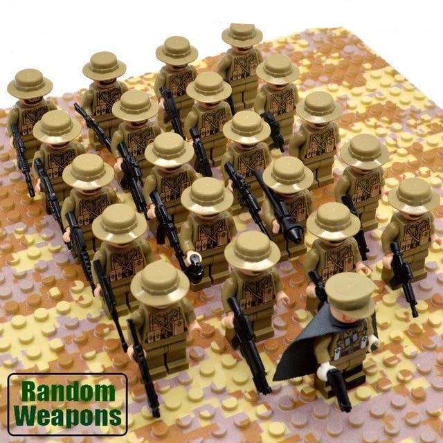 Building Blocks Military Minifigures with Miniature Soldiers and Weapons for Kids - Image 5