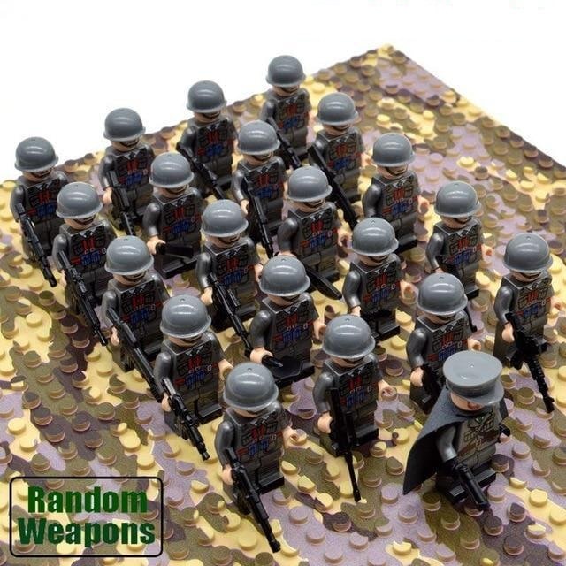 Building Blocks Military Minifigures with Miniature Soldiers and Weapons for Kids - Image 6