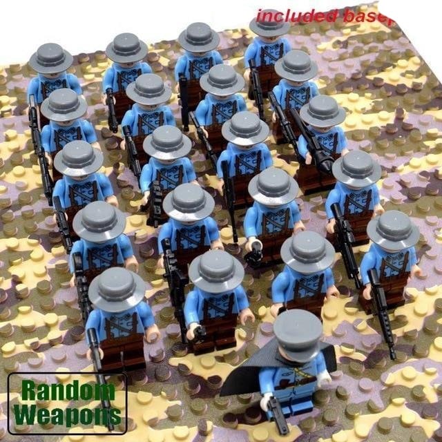 Building Blocks Military Minifigures with Miniature Soldiers and Weapons for Kids - Image 7