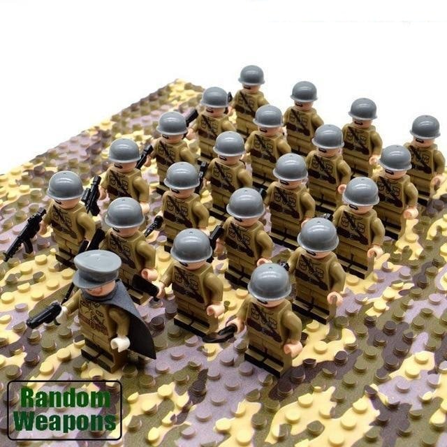 Building Blocks Military Minifigures with Miniature Soldiers and Weapons for Kids - Image 8
