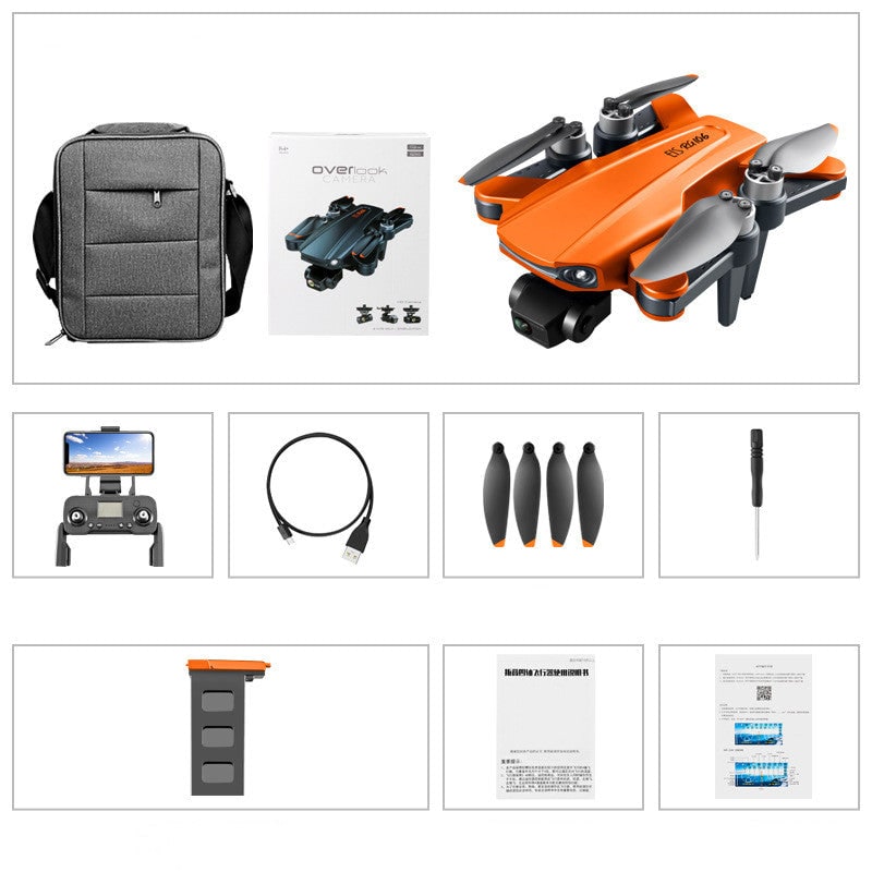 Camera Drone Quadcopter with 3-Axis Gimbal GPS and Foldable Portable Design - Image 6