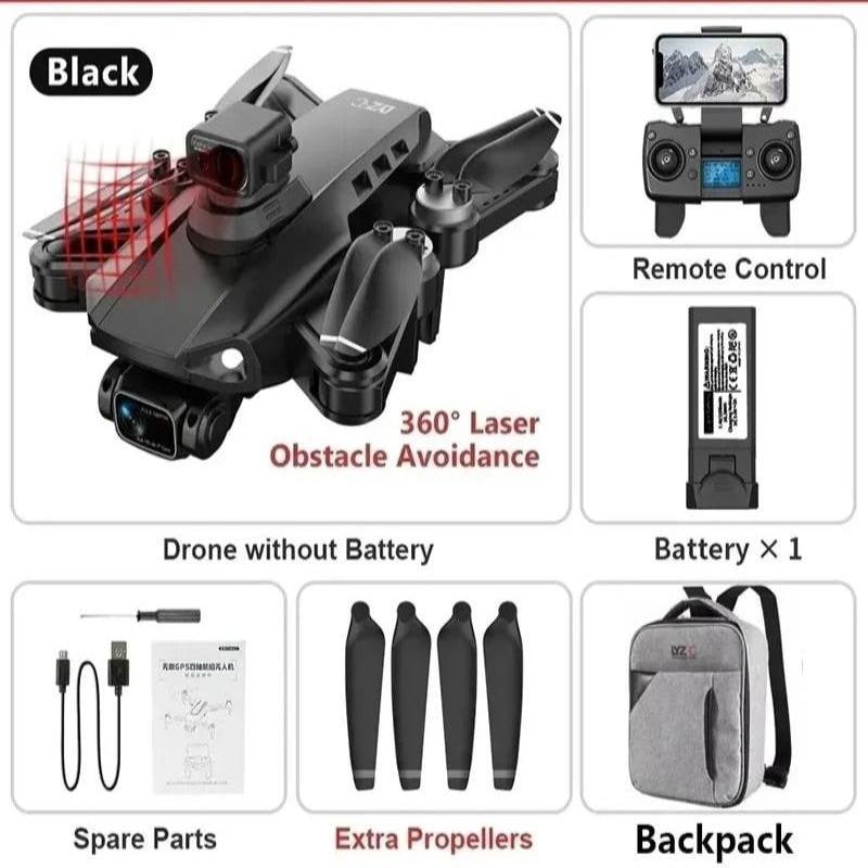 Camera Drone with GPS and 3-Axis Gimbal Foldable Quadcopter with Brushless Motor - Image 14
