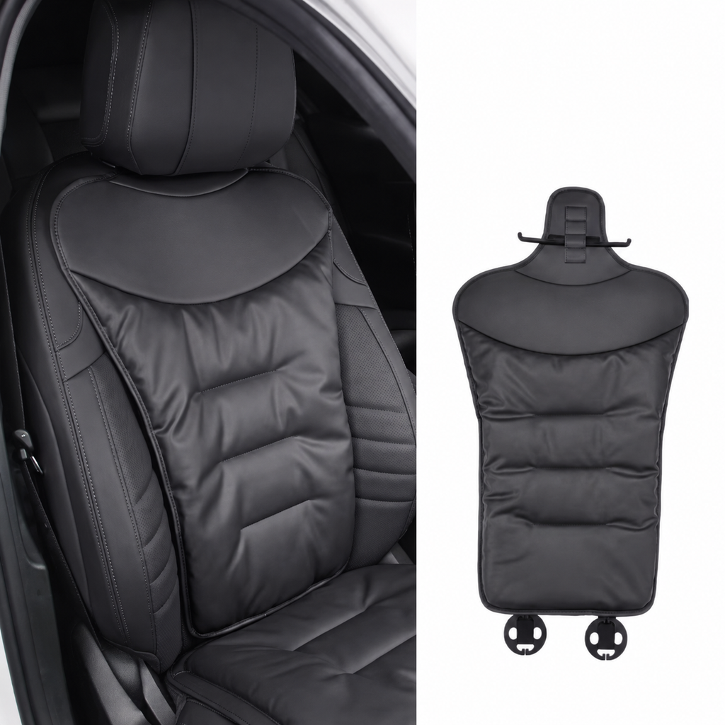 Car Seat Cushion with Lumbar Support and Ergonomic Back for Pain Relief - Image 3