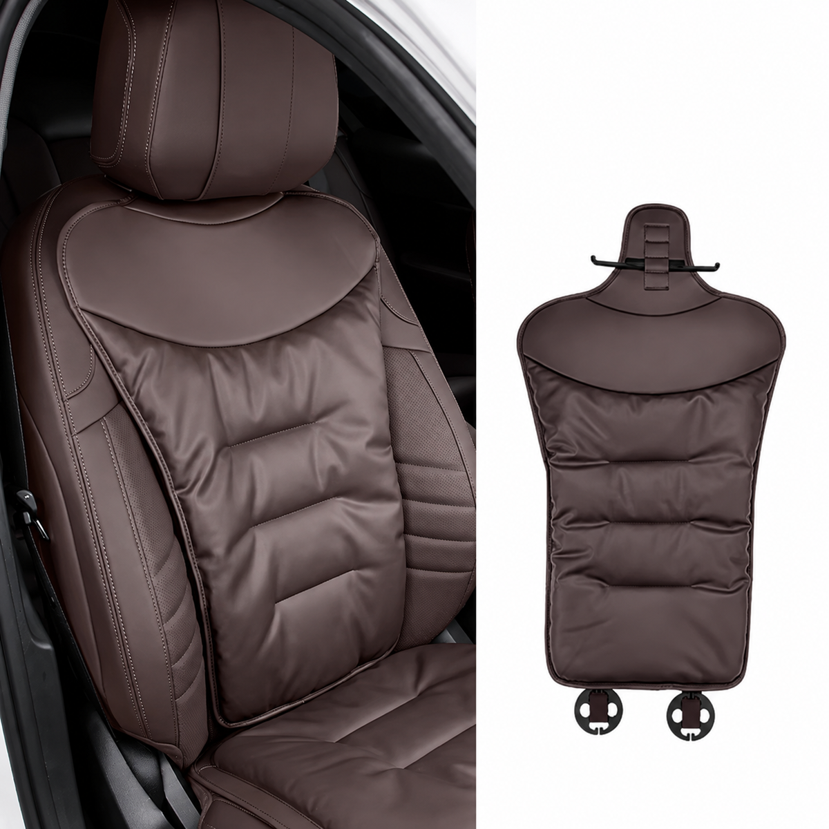 Car Seat Cushion with Lumbar Support and Ergonomic Back for Pain Relief - Image 5