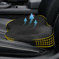 Car Seat Cushion with Memory Foam Booster and Contoured Ergonomic Support - Image 1