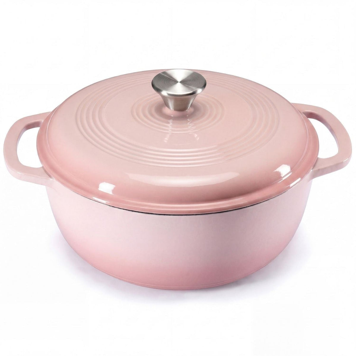 Cast Iron Dutch Oven Pot with Lid for Bread Baking and Braising 6 Quart Enameled - Image 2