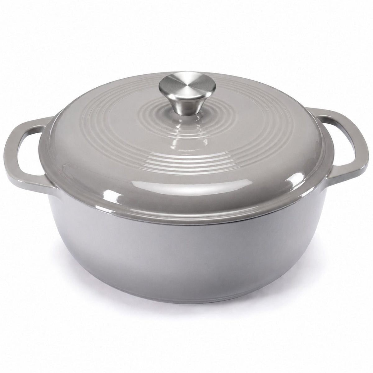 Cast Iron Dutch Oven Pot with Lid for Bread Baking and Braising 6 Quart Enameled - Image 4