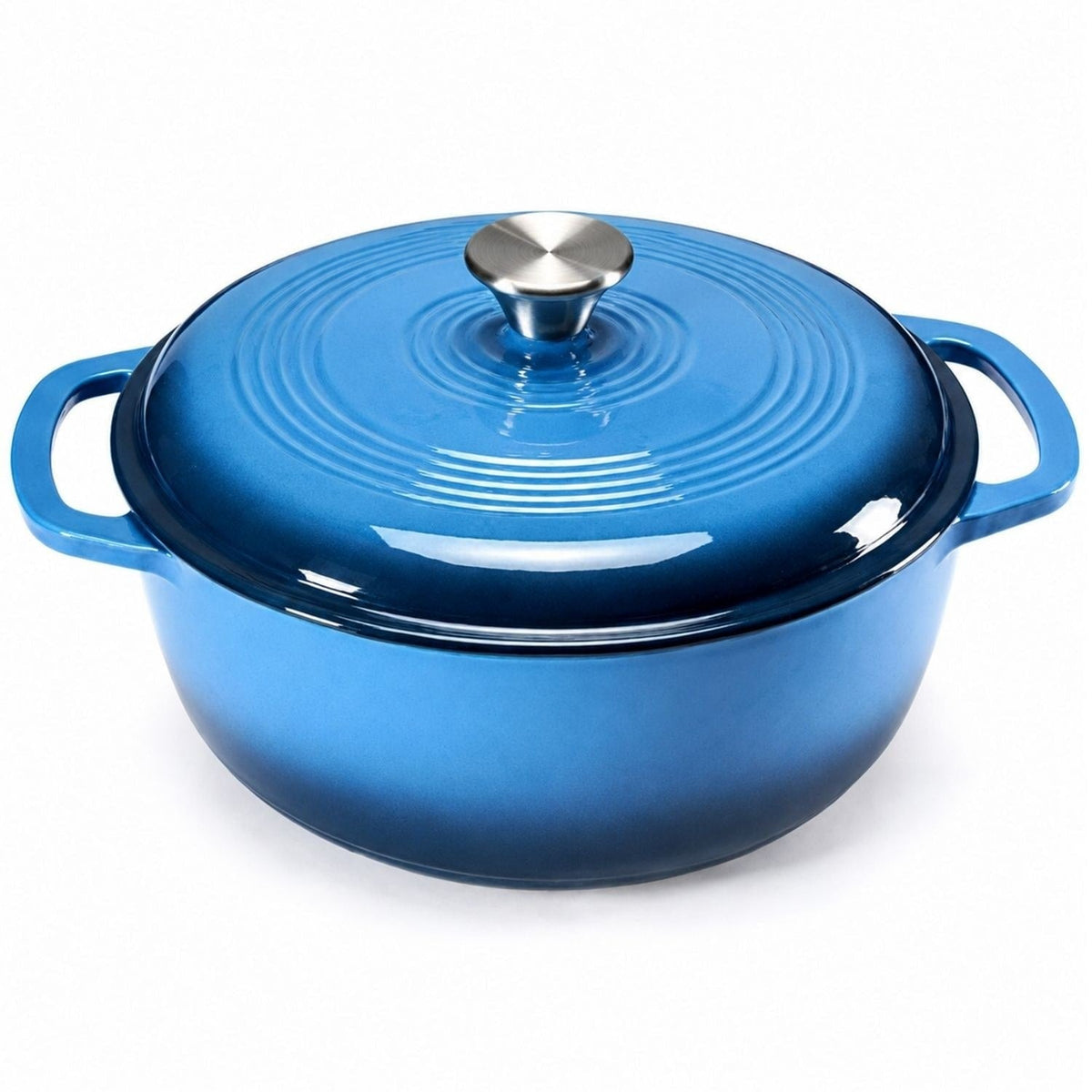 Cast Iron Dutch Oven Pot with Lid for Bread Baking and Braising 6 Quart Enameled - Image 6
