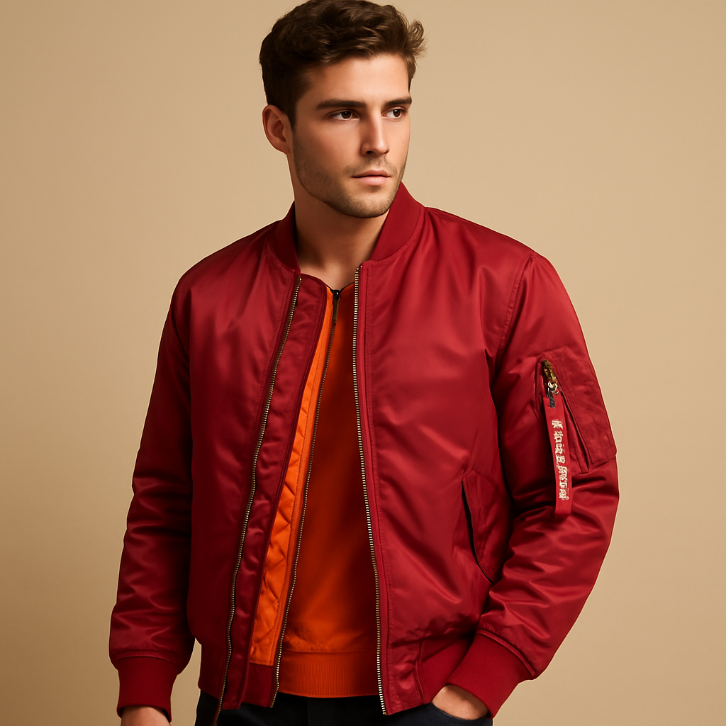 Men’s casual outdoor jacket with a lightweight and breathable design, offering weather-resistant protection for city wear and outdoor activities.