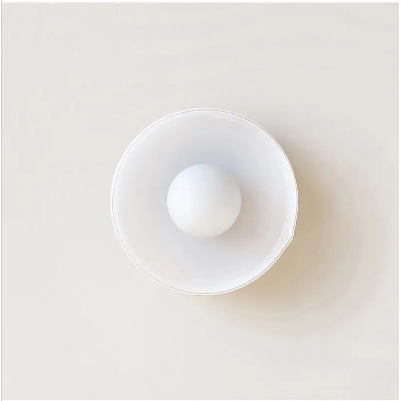 Ceiling Flush Mount Light with Translucent Glass Shade and Soft Diffused LED Lighting - Image 6