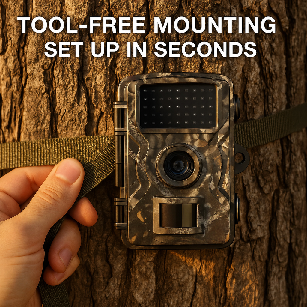 Cell Trail Camera with Night Vision Waterproof Camouflage Housing and Fast Trigger Speed - Image 2